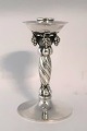 Georg Jensen. Sterling silver candlestick with grapes. Design 263A. Height 14.5 cm. Produced ...