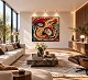 2.000An exclusive and colorful original artwork by Birte Nørgaard – 140 × 140 cm. ...