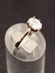 Sterling silver ring size 55 with clear stone item no. 650836