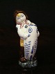 Aluminia child 
support figurin 

"Skovserdreng" 
- Boy with fish
Designed by 
Herluf ...