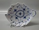 Royal Copenhagen Blue Fluted Plain 144-1 Leaf shaped accent dish with handle 23 cm (#357) . In ...