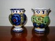 Two Aluminia Royal Copenhagen Christmas Vases 1917 & 1918