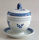 Royal 
Copenhagen 
Aluminia 
Faience 
Tranquebar 
1171-11 Jam Box 
on foot 14 cm 
In nice and 
mint ...