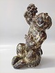 Royal 
Copenhagen 
Stoneware 20501 
RC  Faun with 
grapes Knud 
Kyhn, March 
1942 35 cm . In 
nice and ...