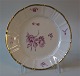 Hamlet Bing and 
Grondahl B&G: 
White base, 
purple flower, 
gold saw tooth 
rim, form 257 
Marked ...