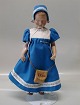Bing and Grondahl B&G Annual Doll 1984 "Else"  35 cm Metal stand oMarked with the three Royal ...
