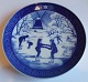 Royal 
Copenhagen (RC) 
Christmas Plate 
from 1989 "The 
Old Skating 
Pond”. Designed 
by Sven ...