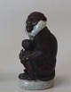 Royal 
Copenhagen 4647 
RC Baboon & 
baby 8 cm JG In 
mint and nice 
condition 
Monkey Abe