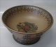 Scandinavian 
Art Potter 
Bornholm Art 
Pottery, L. 
Hjort 
Large footed 
brown bowl with 
fruit ...