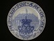 Bing & Grøndahl 
plate "With god 
to honour and 
right" 1863 - 
1906
Diameter 20,5 
cm