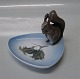 Royal 
Copenhagen 0981 
RC Squirrel on 
tray A. Nielsen 
1908 1st. In 
mint and nice 
condition