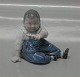 Royal 
Copenhagen 1517 
RC Child 
Sitting Else 
Sandholt 1913 9 
x 11 cm  In 
mint and nice 
condition