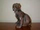 Dahl Jensen Dog 
figurine, 
schnauzer, 
decoration 
number 1095, 
factory second, 
height 13.5 cm. 
...