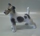 Royal 
Copenhagen dog 
2967 Wire 
haired terrier. 
Designed by 
Platen 
Hallermundt 
1928 17 cm