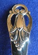 Danish silver flatware, serving spoon 21cm from year 1947 in hand-forged silver.