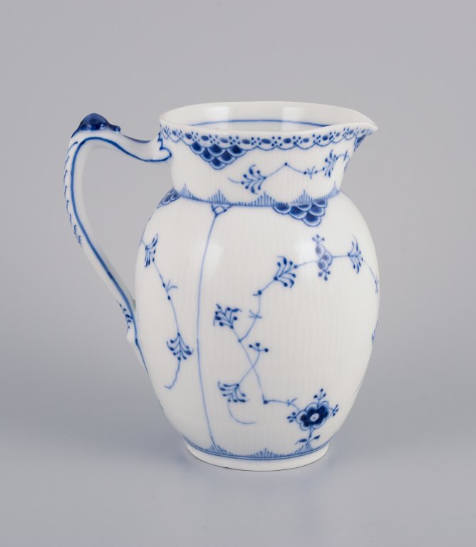 Royal Copenhagen Blue Fluted Half Lace pitcher.