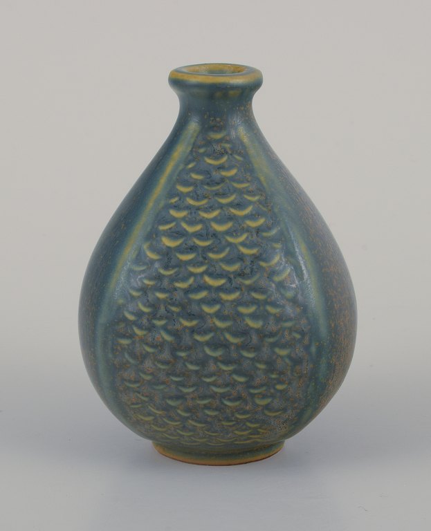 Wilhelm Kåge for Gustavsberg, Sweden. Small ceramic vase.