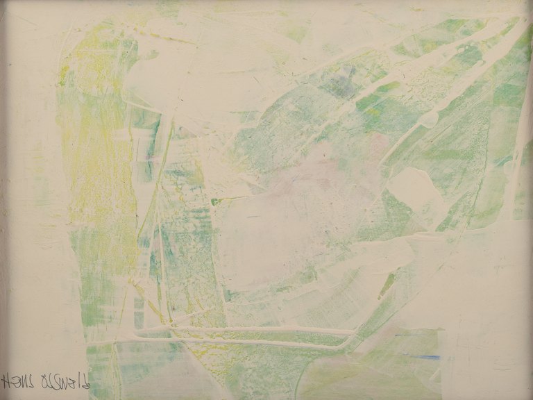 Hans Osswald, Swedish artist, oil on board.