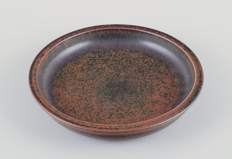 Saxbo, Denmark.
Ceramic bowl with brown glaze.