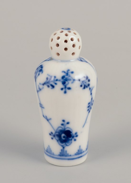 Royal Copenhagen, early Blue Fluted Plain pepper shaker.