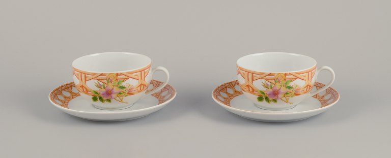 Christian Dior, Paris. Two pairs of coffee cups