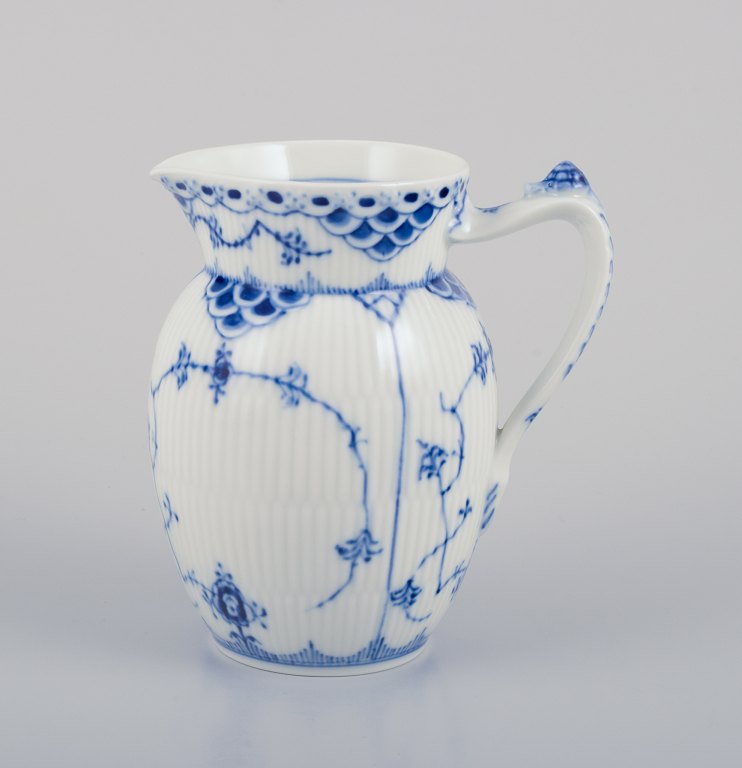 Royal Copenhagen Blue Fluted Half Lace, milk jug.