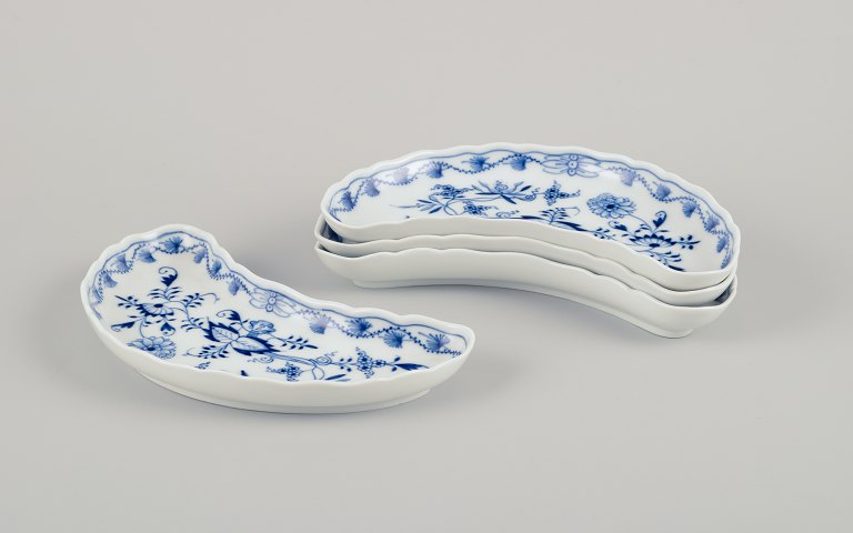 Meissen, Germany. Blue Onion pattern. A set of four dishes.