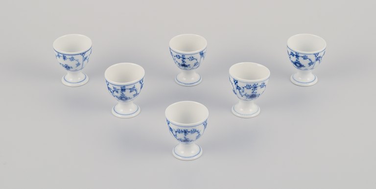 Royal Copenhagen Blue Fluted Half Lace.
Six egg cups.