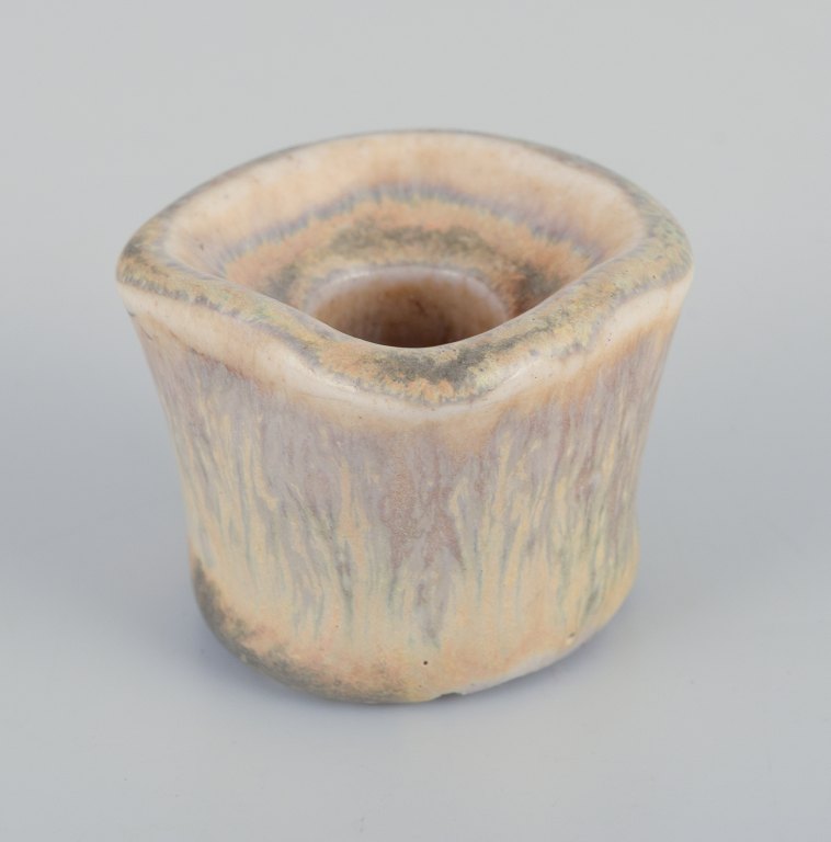 Edith Sonne for Saxbo, Denmark.
Small ceramic candlestick.