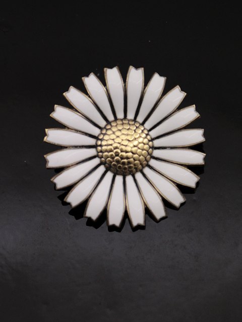 GEORG JENSEN daisy brooch 4.2 cm.