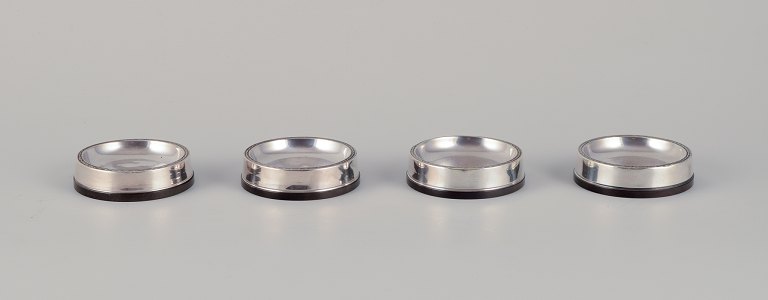 GAB, Sweden. Four salt cellars in 830 silver.