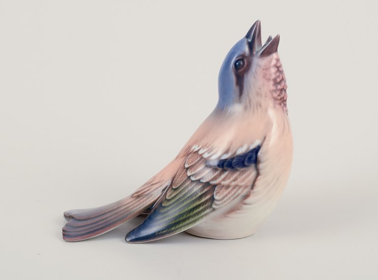 Dahl Jensen bird, Bowfinch in porcelain.