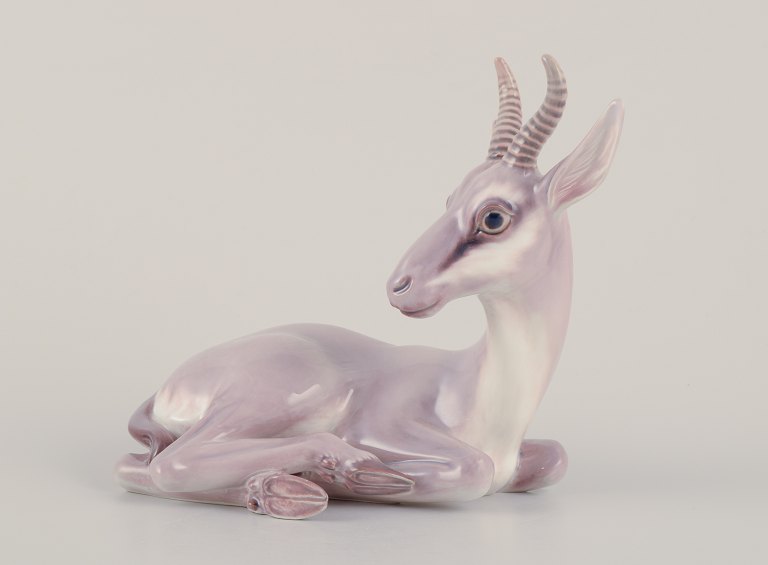 Dahl Jensen porcelain figurine of an antelope.