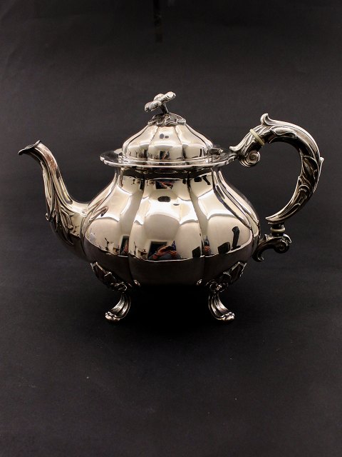 Silver plated teapot