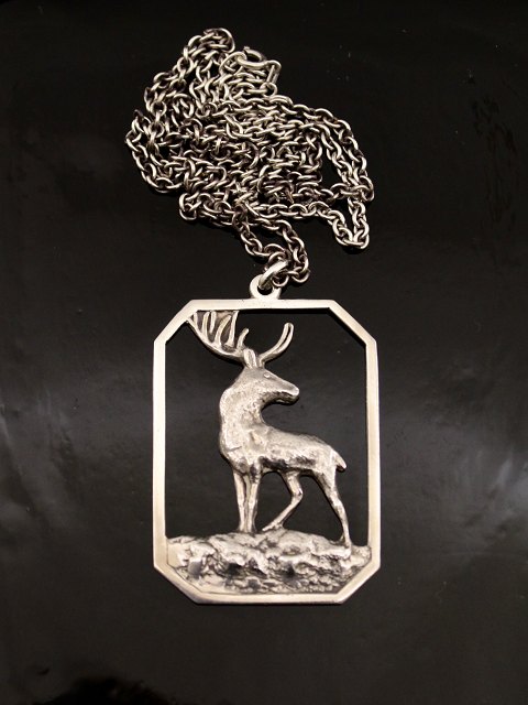 Art Deco 830 silver pendant