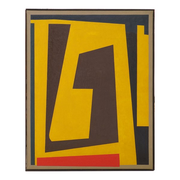 Paul Gadegaard, 1920-92, oil on canvas. Signed and dated 1953. Visible size: 
73x60cm. Mit Rahmen: 74x61cm