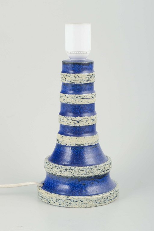 Britt-Louise Sundell (1928–2011)
Gustavsberg, Sweden.
Table lamp, 1960s/70s.