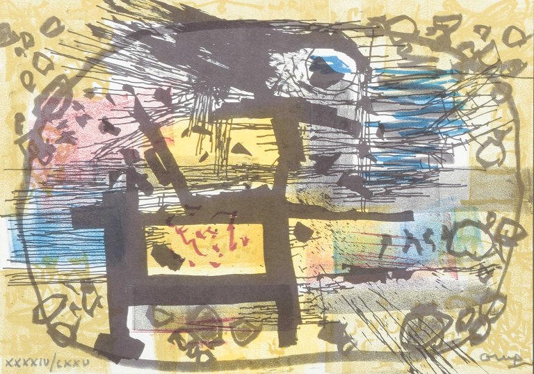 Bengt Orup
Color lithograph. Pencil signed and numbered.
