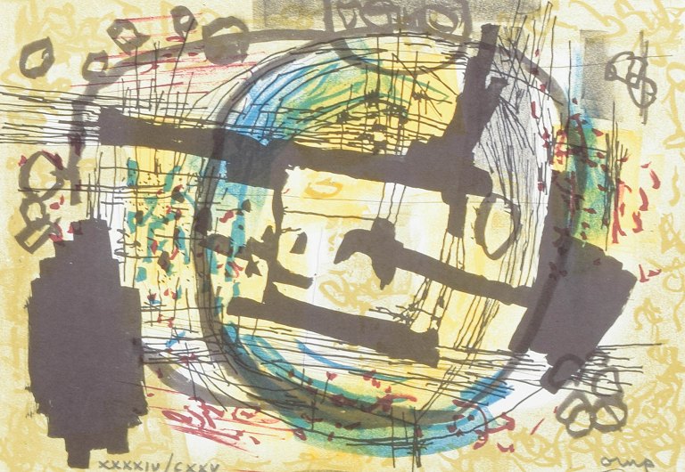 Bengt Orup
Color lithograph. Pencil signed and numbered.