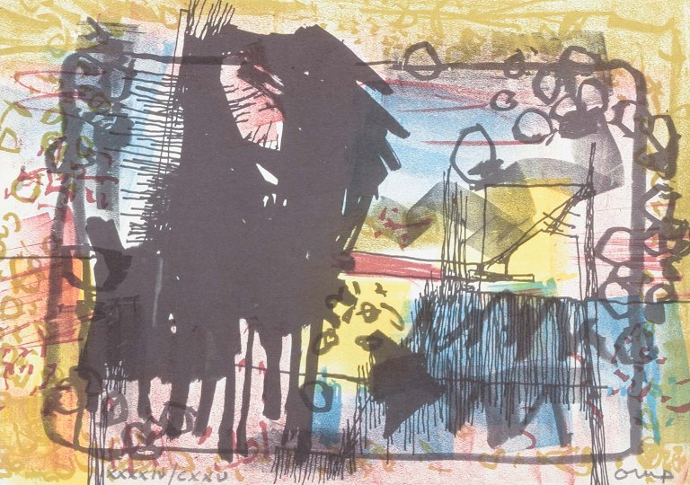 Bengt Orup
Color lithograph. Pencil signed and numbered.