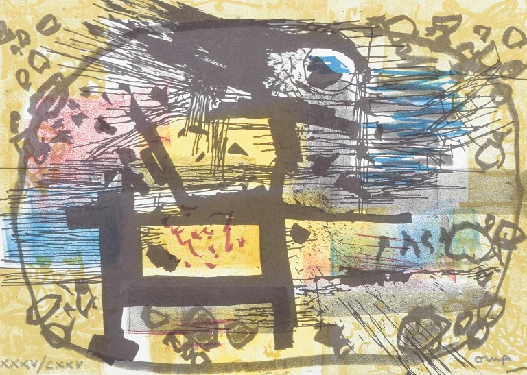 Bengt Orup
Color lithograph. Pencil signed and numbered.