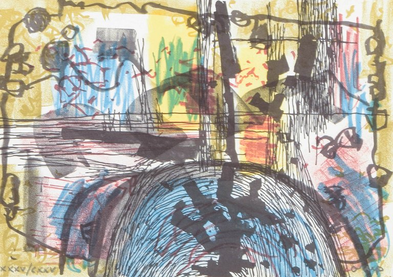 Bengt Orup
Color lithograph. Pencil signed and numbered.