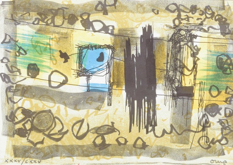 Bengt Orup
Color lithograph. Pencil signed and numbered.