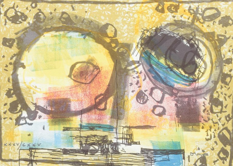 Bengt Orup
Color lithograph. Pencil signed and numbered.