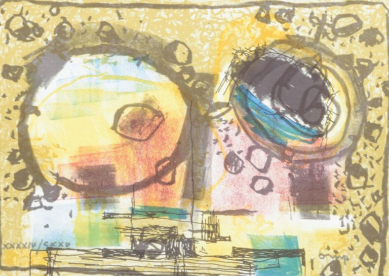 Bengt Orup
Color lithograph. Pencil signed and numbered.
