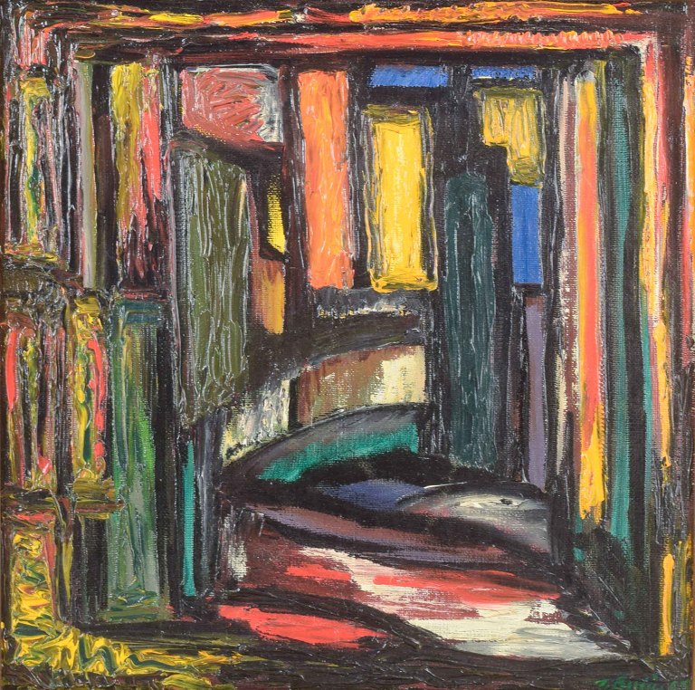 Tord Petter Berlin
Swedish artist
Abstract composition.
Oil on canvas.