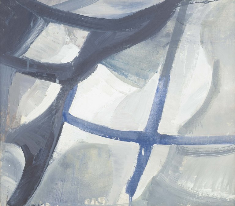 Allan Erwö
“Rummets former”.
Oil on canvas.