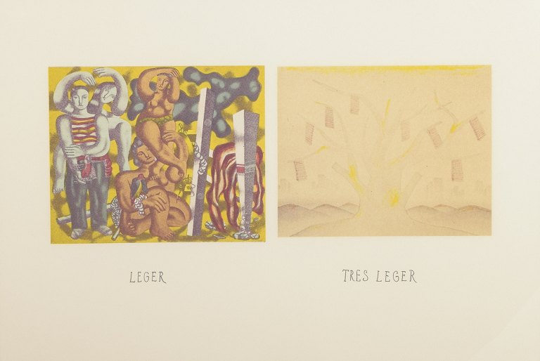 Erik Dietman
Léger / Très Léger, lithograph, signed and numbered 49/75, 1977.