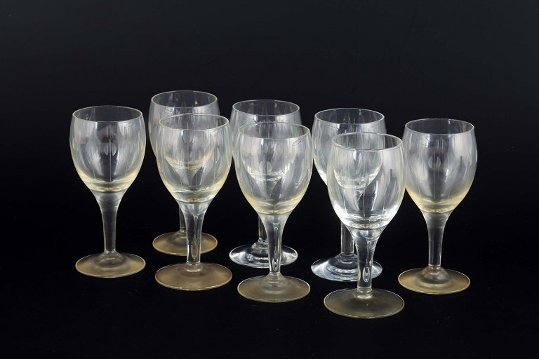 Holmegaard – Kirsten Piil
Designed by Per Lütken in 1956.
8 sherry wine glasses, ca. 1950/60s.
