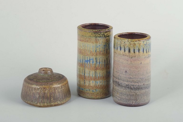 Wallåkra Ceramics
Three vases, midcentury.